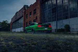 green ford mustang 4k 1697821521