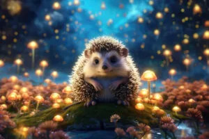 hedgehog cute 4k 1697111527
