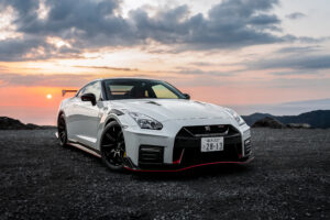 nissan gt r nismo front car view 4k 1698705593