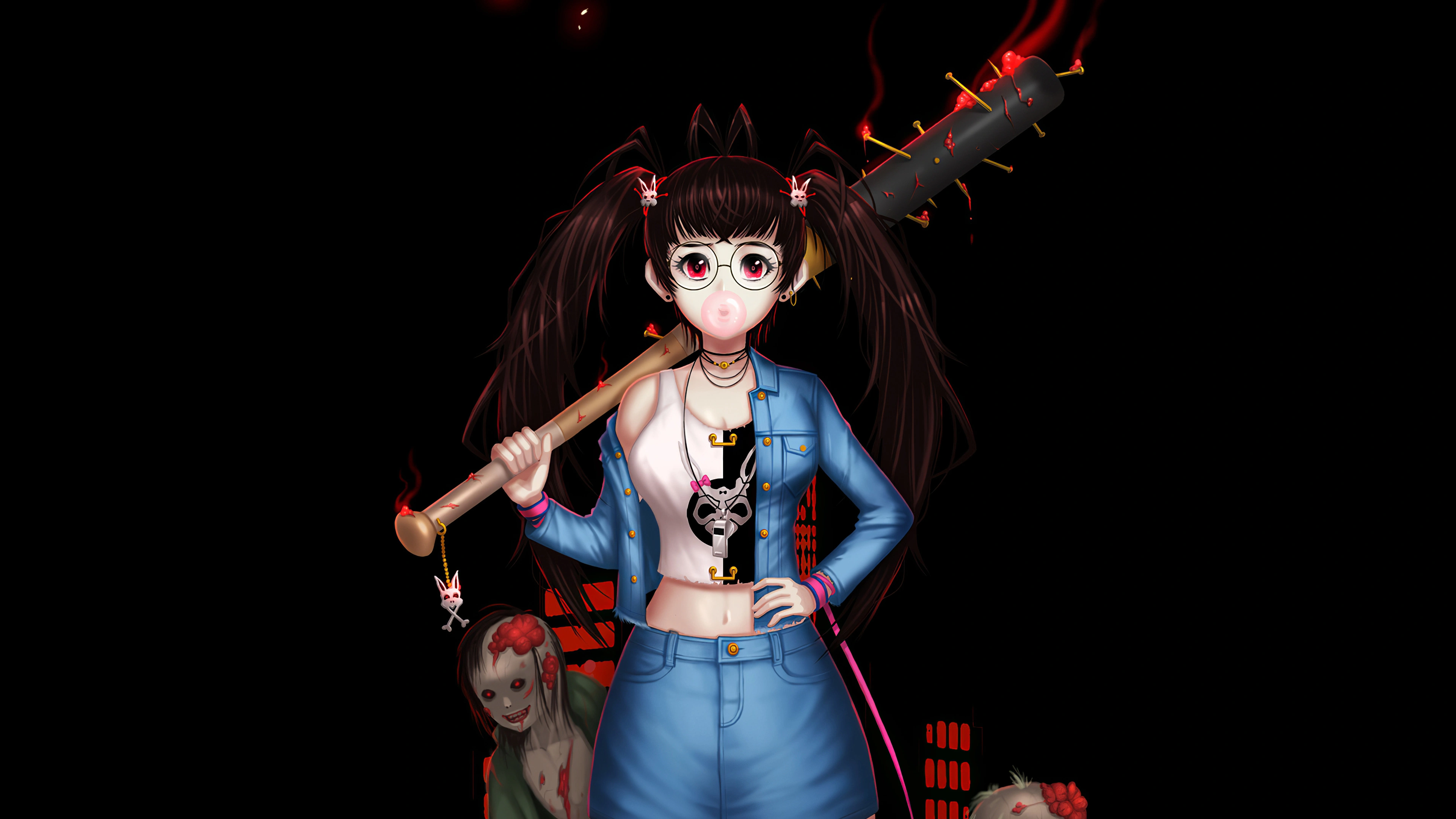 zombie fighter girl 1696930497