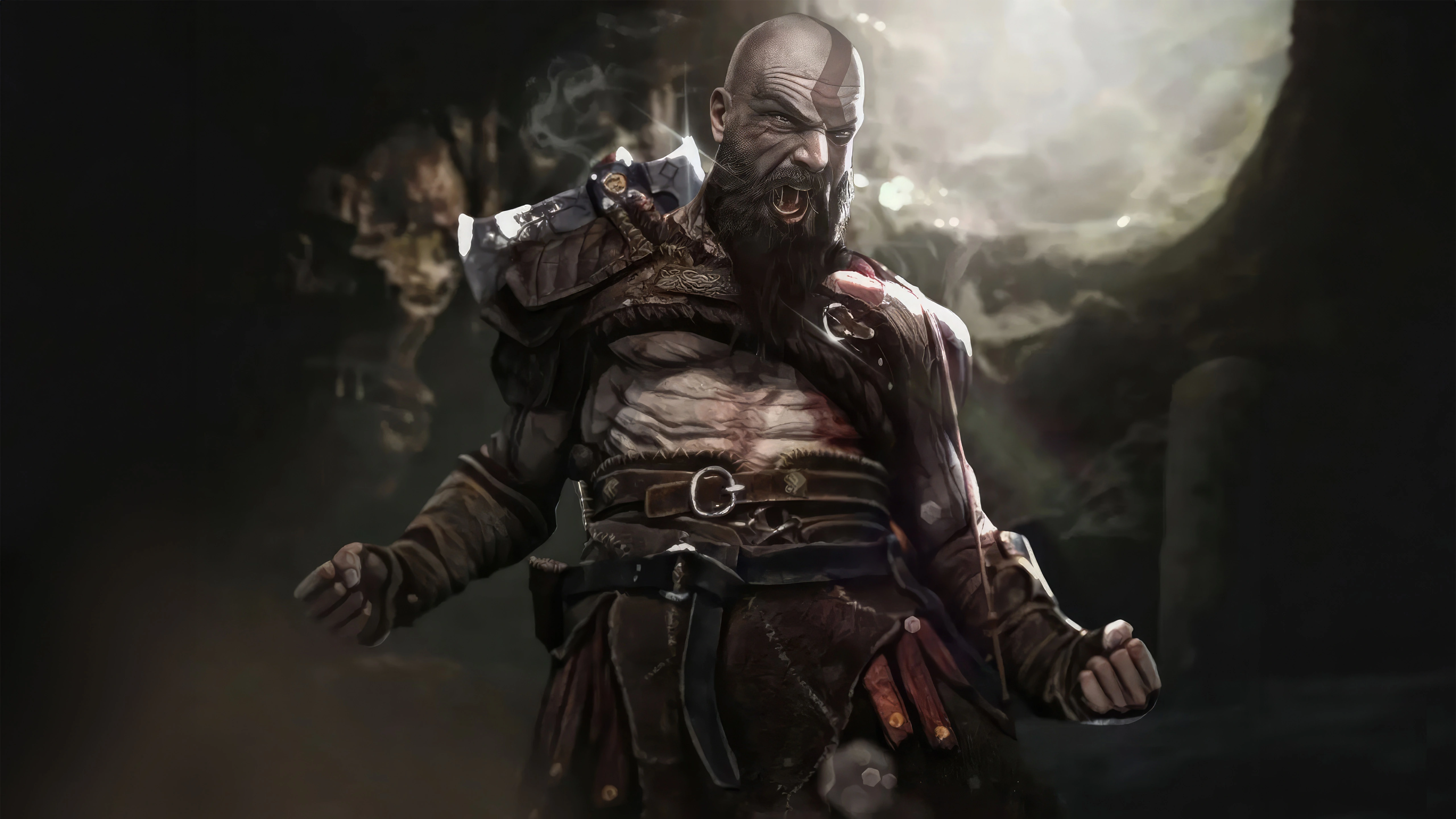 the angry kratos god of war 5k 4g.jpg