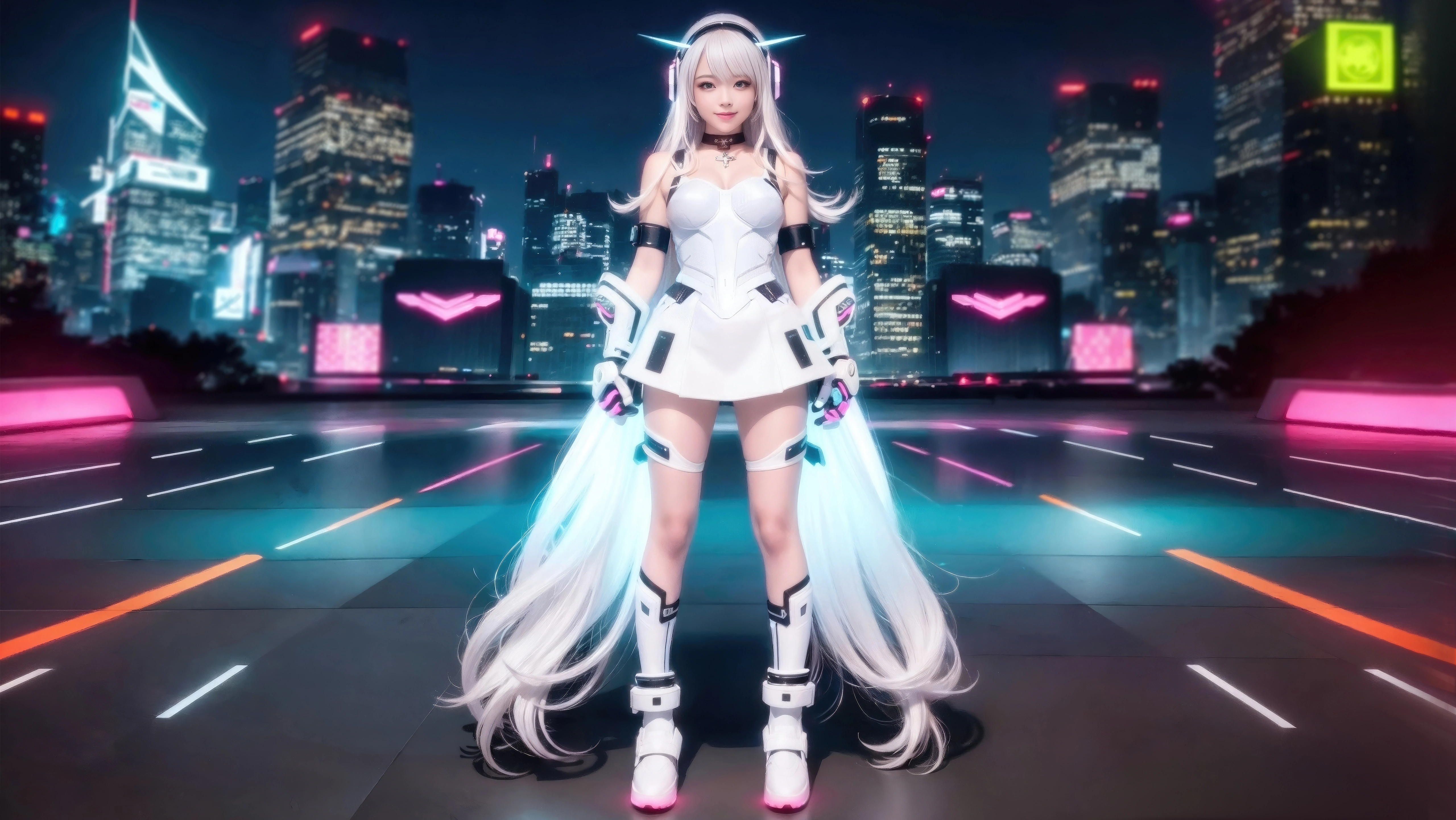 asian cyber girl city lights armor character l5.jpg