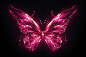 butterfly neon pink 4k zh.jpg