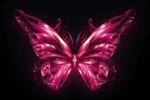 butterfly neon pink 4k zh.jpg