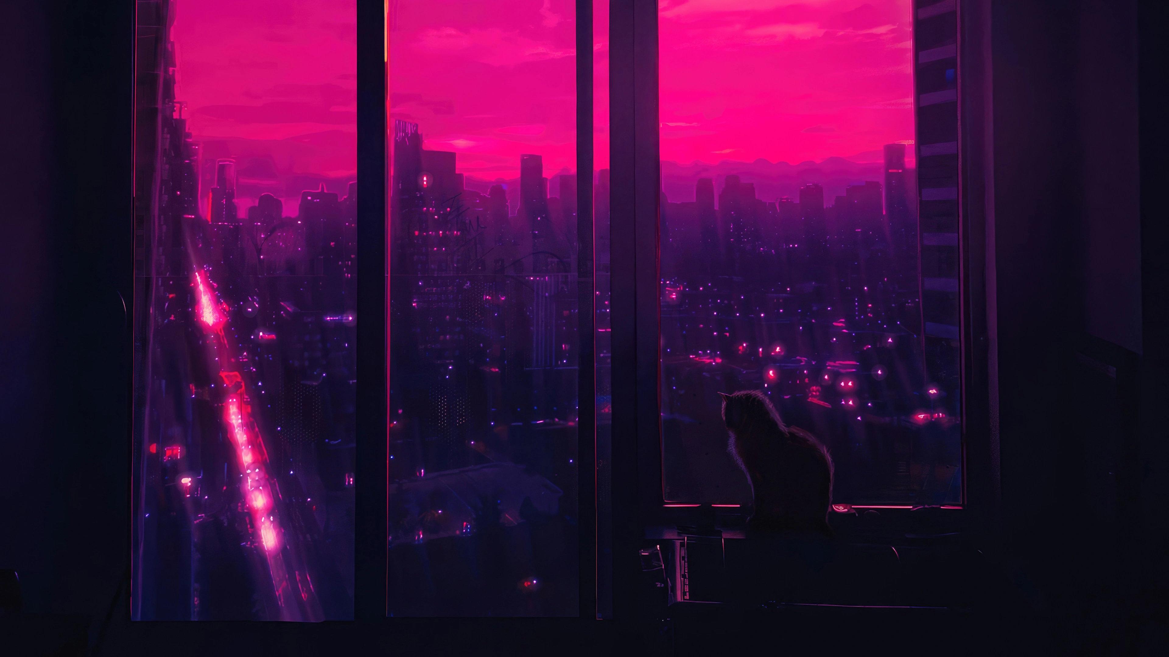 meow tastic neon nights cat synthwave city tl.jpg