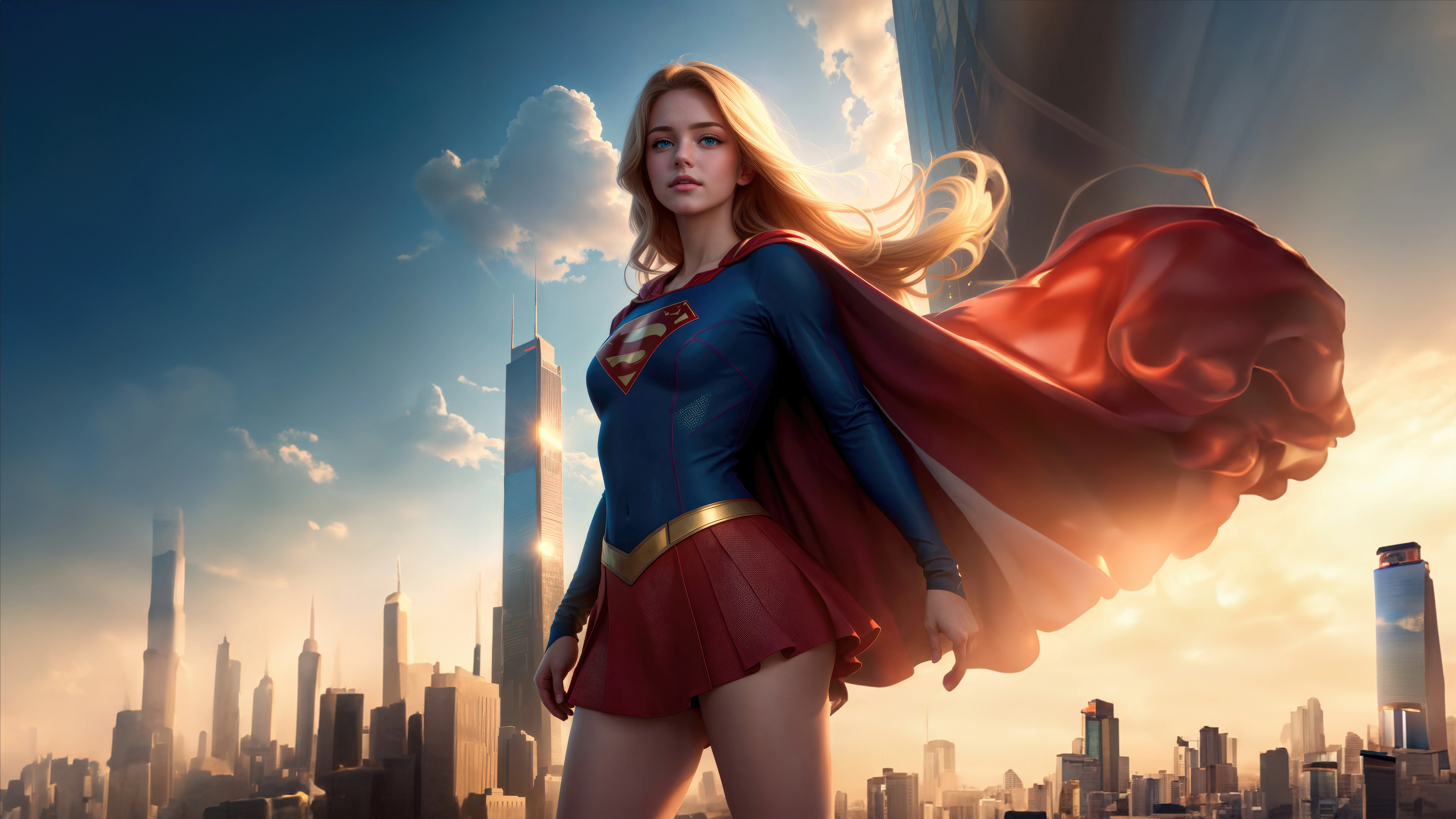 metropolis marvel supergirl 8k mf.jpg