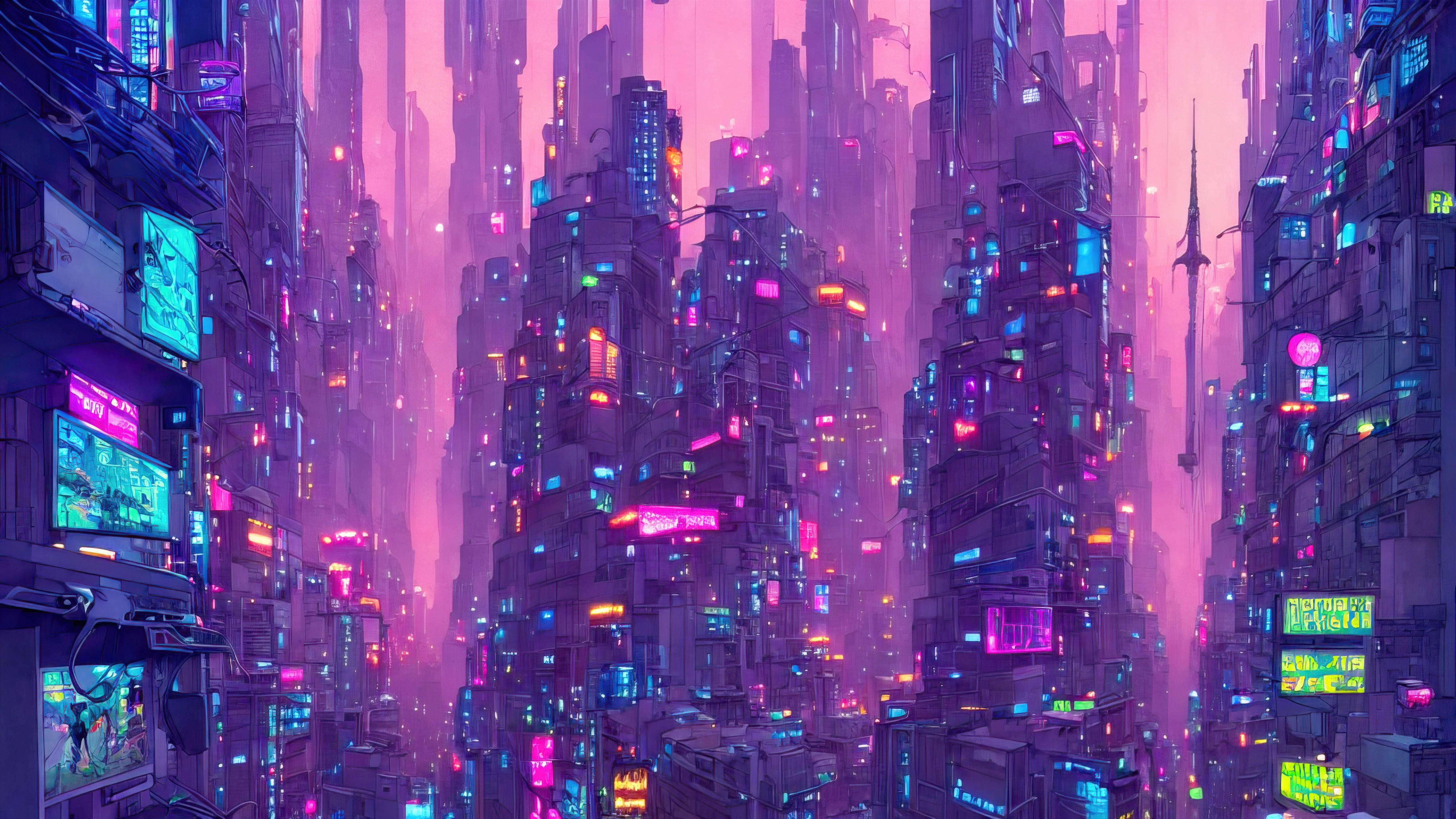 neon skyscrapers embracing the cyberpunk cityscape 6y.jpg