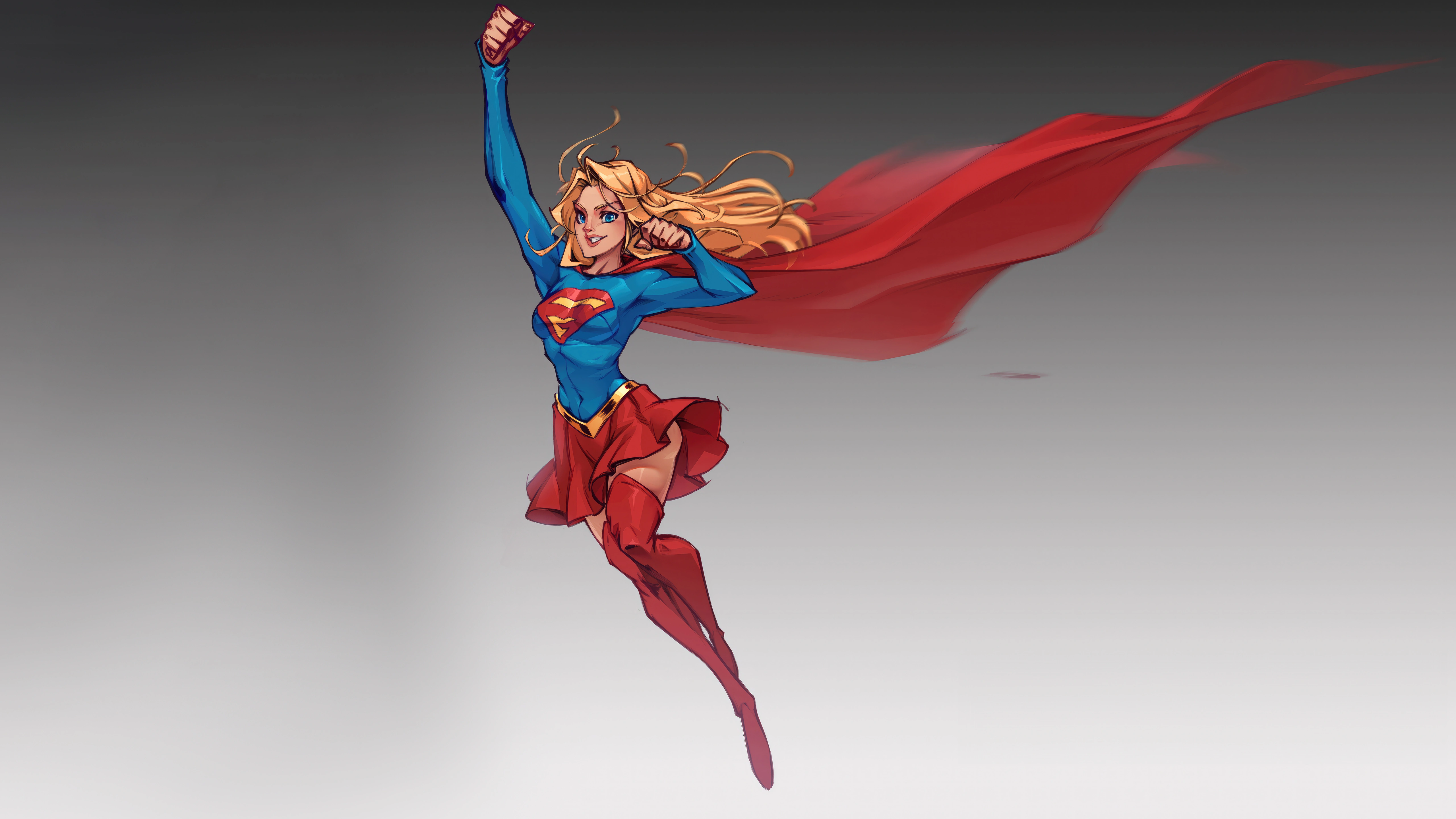 supergirl comic art 5k fu.jpg