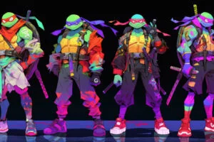 teenage mutant ninja turtles in artistic action hu.jpg