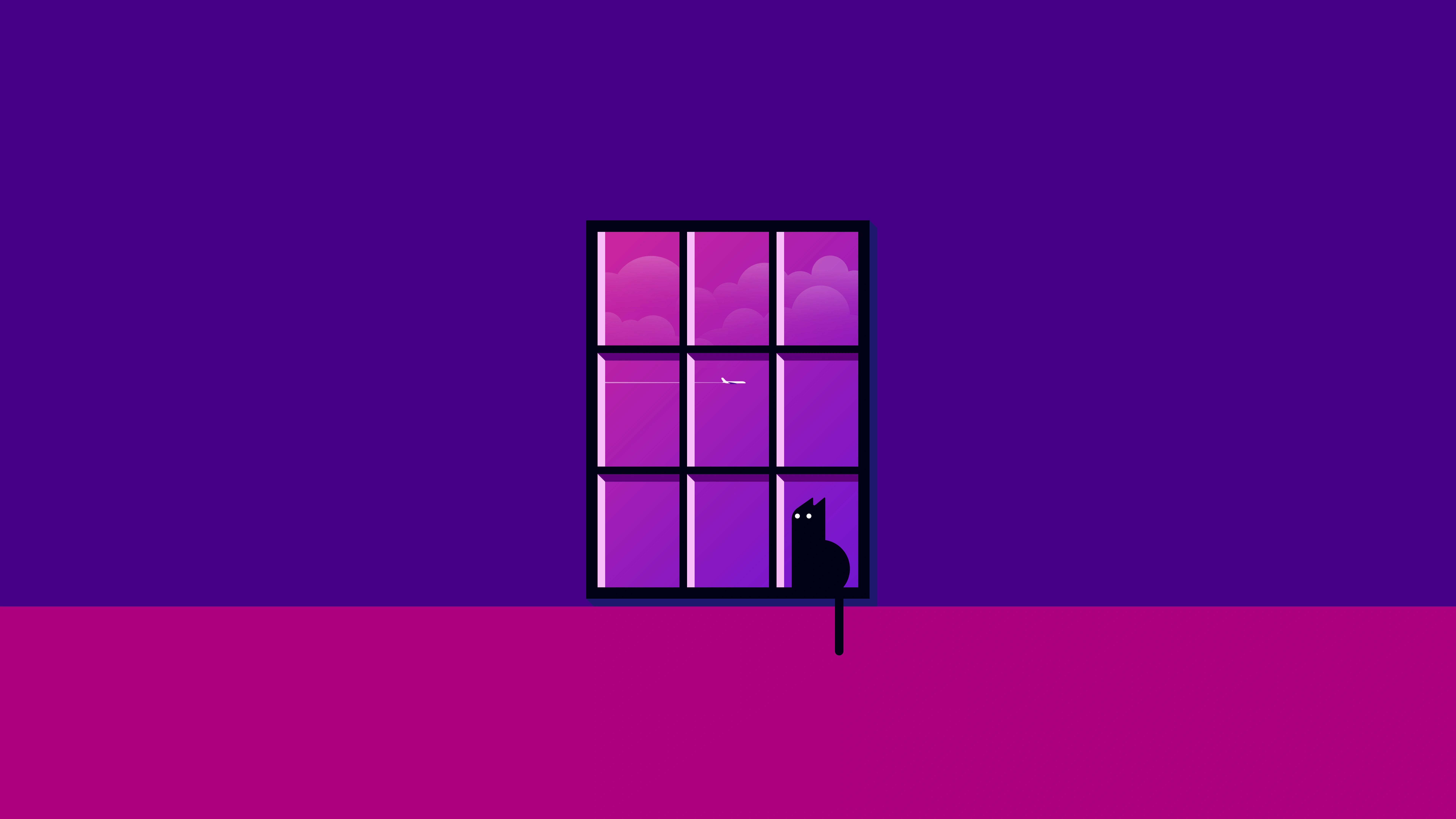 cat sitting window minimal 8k kl.jpg