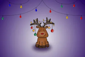 merry christmas reindeer minimal 1c.jpg
