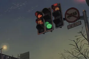 road sign traffic lights digital art 5k kn.jpg